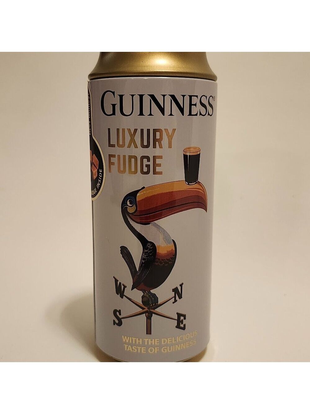 GUINNESS Irish Stout Stash Can Coin Bank Tin Luxury Fudge Limited Edition EMPTY